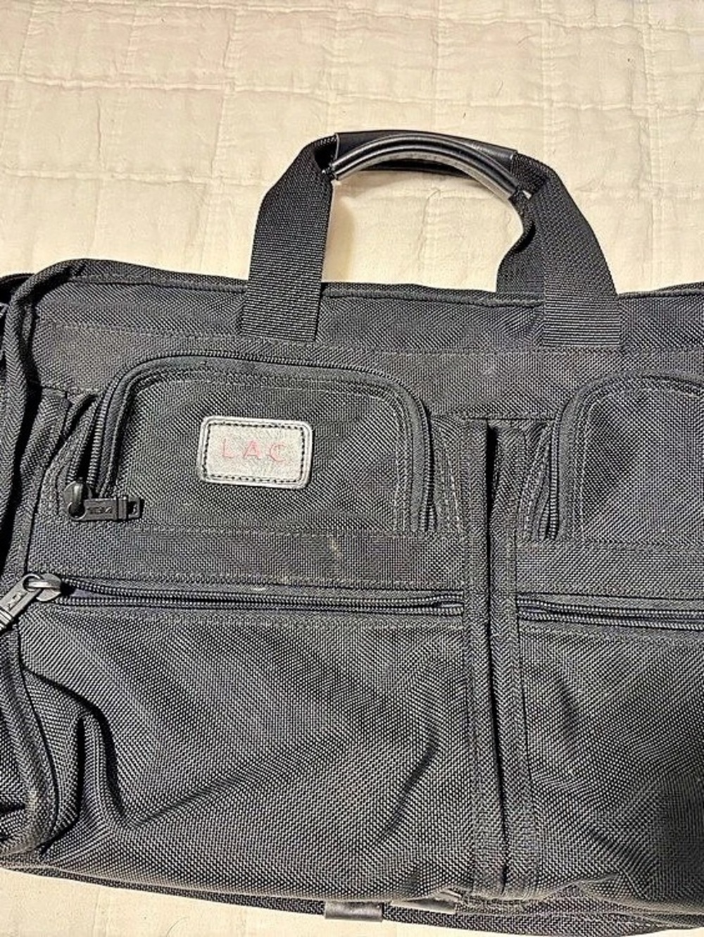 TUMI Black Laptop Briefcase